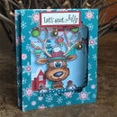 DIY Transparent Silicone Seal Christmas Elk Deer Cutting The Scrapbook Embossing