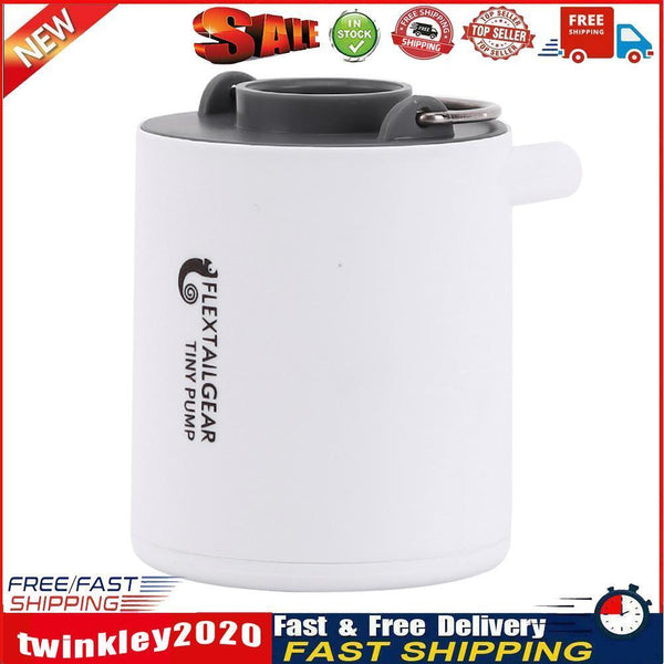 Mini Air Pump 1300mAh Rechargeable Air Pump Quick Inflate Deflate (Grey) Newly