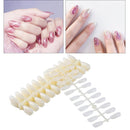 240pcs False Nail Tips Polish Gel DIY Nails Display Shelf Nail Art (Beige) Newly