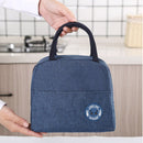 Picnic Insulation Bags Portable Lunch Bento Bag for School Camping (Blue) Newly