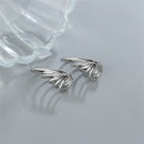 Sparkling Wedding Earrings Angel Wings Ear Cuff Ear Clip Without Piercing