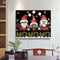 Christmas Gnomes Oil Paint By Numbers Kits Coloring Drawing for Adults Chil
