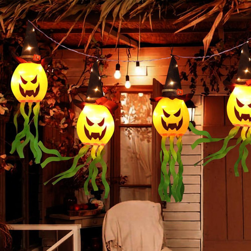 Halloween LED Light String Pumpkin Ghost Garland Festival Home Decor (1pc)