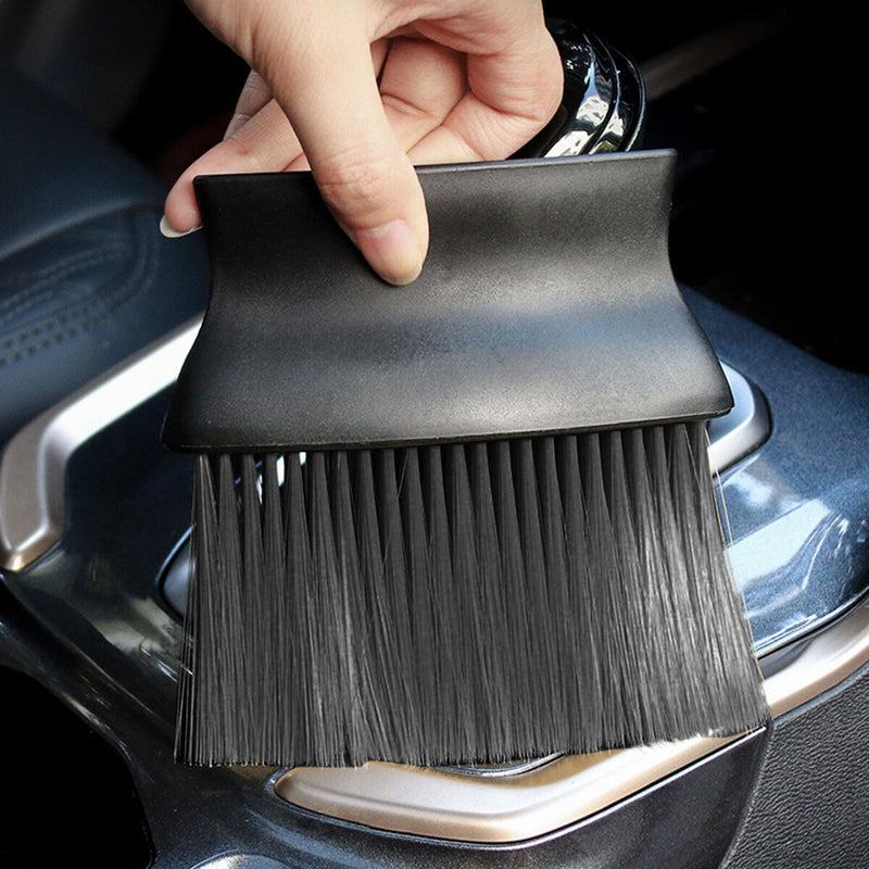 Car Cleaning Brushes - Car Air Conditioner Vents Detailing Brushes (Black)