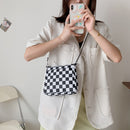 Fashion Women Printing Crossbody Shoulder Bag Casual Small Handbags (Plaid)