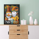 Full Embroidery Stamped Pumpkin Gnome DIY 11CT Cotton Thread Cross Stitch Kit