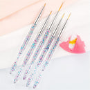 Nail Liner Painting Pen Nail Drawing Pen DIY Line Stripes Nail Art Brush