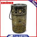 LED Solar Lantern Projection Light Wrought Iron Hanging Garden Courtyard Decor