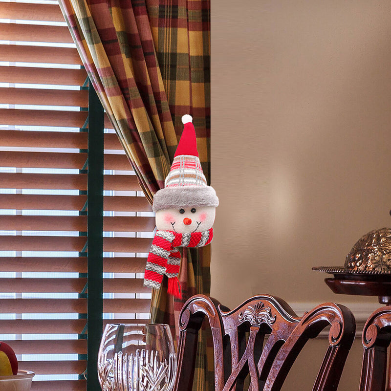 Creative Christmas Rubber Band Curtain Buckle for Home Living Room Bedroom Decor