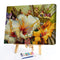 Frameless Painting By Numbers DIY Warm Flower Hand Painted Oil Picture Craft