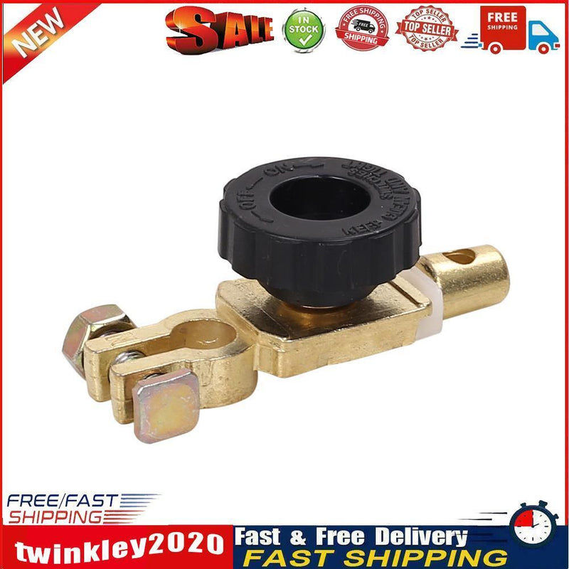 Car Battery Switch Battery Terminal Link Switch Quick Cut-off (Black 17mm) Newly