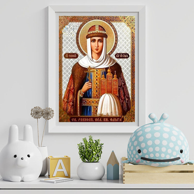 #A DIY Diamond Painting Kits Full Square Drill Look up Jesus Home Decoration Gif