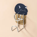 Wall-Mounted Storage Rack Shelf for Bathroom Door Punch-Free Kitchen Organize