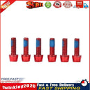 6pcs Mi Xim M6 18mm Bicycle Stem Bolt Screws for Disc Brake V Brake (Red) Newly