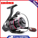 Metal Spinning Fishing Reel 8kg 12BBs Wooden Handle Line Spool Lure Fish Wheel