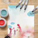 Portable Paint Brushes Water Color Brush Pencil Soft Watercolor Pen (6pcs) Newly
