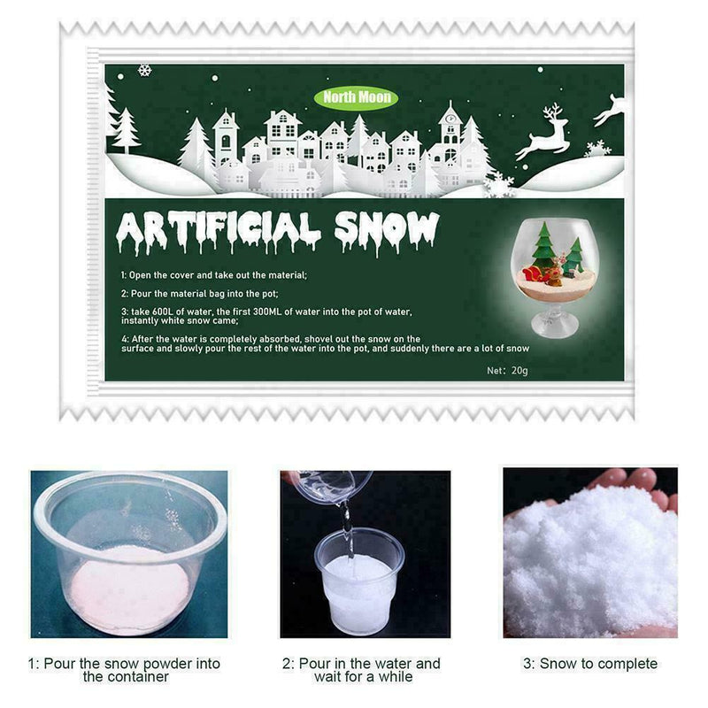 Artificial Dry Powder For Chidren Kids Winter Snowball DIY U0E0 8U9I props J9X6