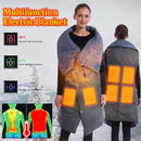 Electric Heating Blanket Multifunction Wearable USB Heated Vest Shawl Knee Pad~
