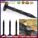 10 Pcs Black Plastic Mulch Film Mulching Nail Gardening Fixing Tools S