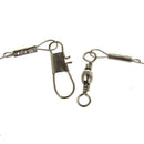Steel String Leader Trace With Snap Rope Wire Fishing Wire Line Safety Snaps