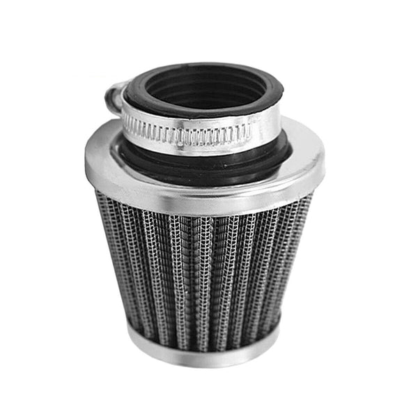 Oval Metallic Clamp-on Refit Intake Funnel Air Filter for Motorcycle Accessories