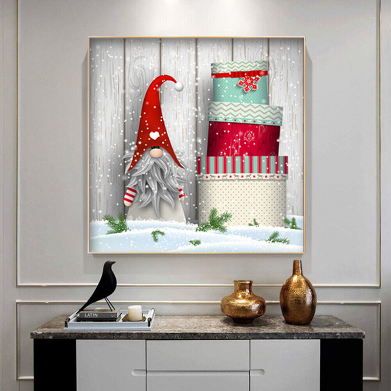 Christmas Cake 5D DIY Full Round Drill Diamond Painting Rhinestone Mosaic Craft