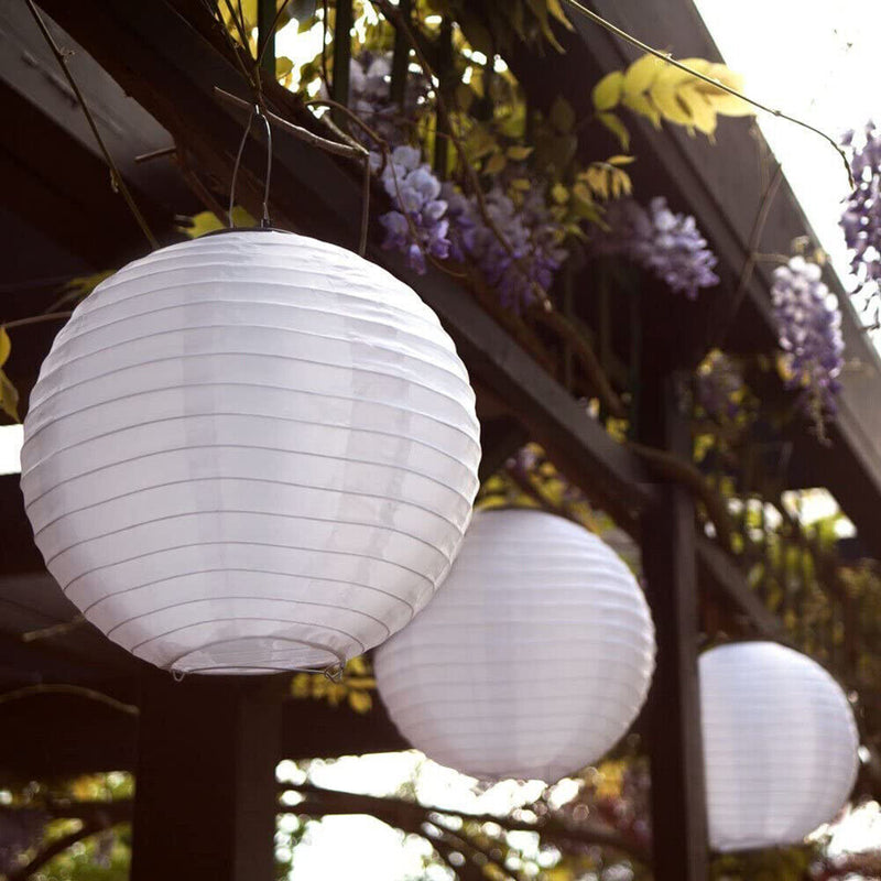 Chinese Paper Lanterns Outdoor Yard Party DIY Lamp Light Shell (20cm 10pcs)