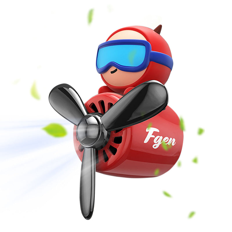 Cartoon Pilot Air Freshener Refillable Perfume Clip Deodorizing Auto Accessories