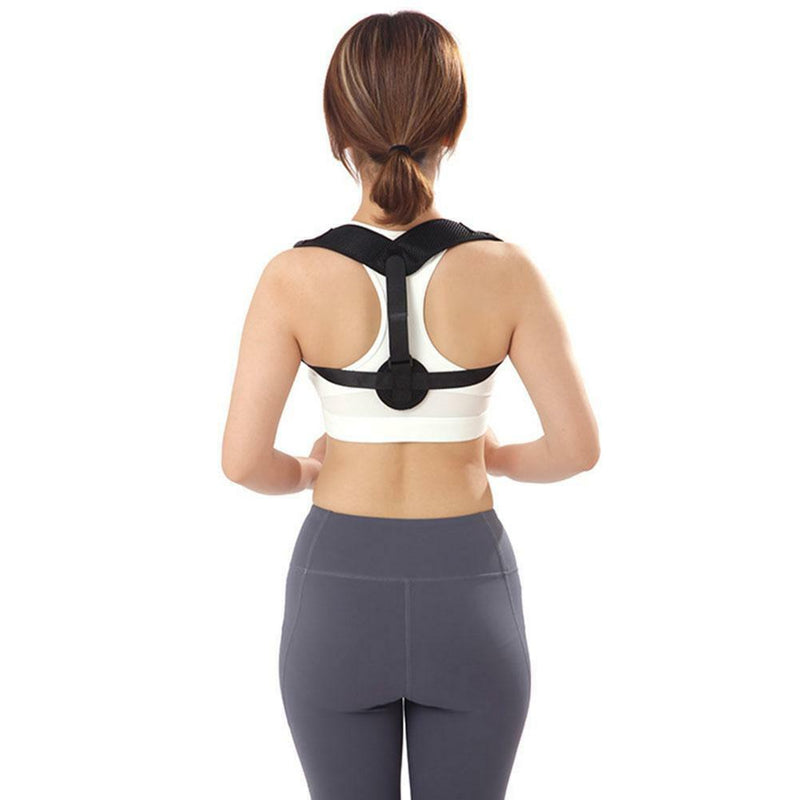 1x Womens Back Correction Belt Brace Shoulder Support Therapy Posture Corrector