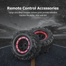 AUSTAR 2pcs 155mm Beadlock Wheel Rims Tires Sets for 1/8 RC Monster Truck
