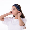 Bohemian Print Headbands Women Cross Running Sports Headdress Headwear Hairband