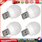 USB Plug Lamp Computer Mobile Power Charging USB Night Light (4pcs-White) Newly