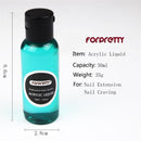 Purple Nail Art Builder Tool Acrylic Liquid Monomer Crystal Nail Gel Polish