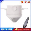 Stainless Steel Folding Coffee Filter with Brush Coffee Dripper (White)