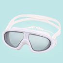 Swimming Glasses Waterproof Anti-fog Adults Diving Goggles (Clear White) Newly