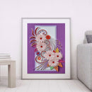 flower 5D DIY Partial Special Shape Drill Diamond Painting Newly