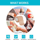 Self Adhesive Elastic Bandage Sports Wrist Protector Tape (Skin 10cmx4.5m)