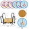 DIY Acrylic Diamond Coaster Set Rainbow Horse (6 Piece Set 1 Rack) (BD209)