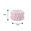 2pcs Absorbent Sweatband Wrist Waterproof Washing Face Headband for Washing Face