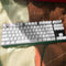 104pcs Universal Mechanical Keyboard Keycaps PC Bakclit Key Cap Set (White)