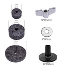 Musical Drum Kit Cymbal Felt Pads Casing Pipe Butterfly Nut Shim Tools Set