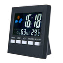 LCD Digital Thermometer Humidity Meter Hygrometer Home Clock ToolNEW Y9M9