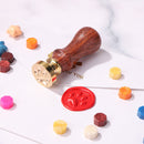 Wax Seal Stamp with Handle Lacquered Print Embossed Seal Invitation Decoration