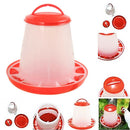 1.5L Automatic Plastic Food Drink Water Bird Quail Chicken Poultry Feeder