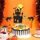 Witch Pattern Halloween Style Cupcake Decor Baking Decoration Cake Topper Set