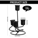 Modern Style Wrought Iron Candelabra Candle Holders Metal Candle Stands