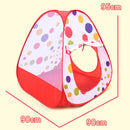 3 in 1 Kids Play Tent Tunnel Ball Pit Set Pop Up Tent Baby Toddlers Playhouse