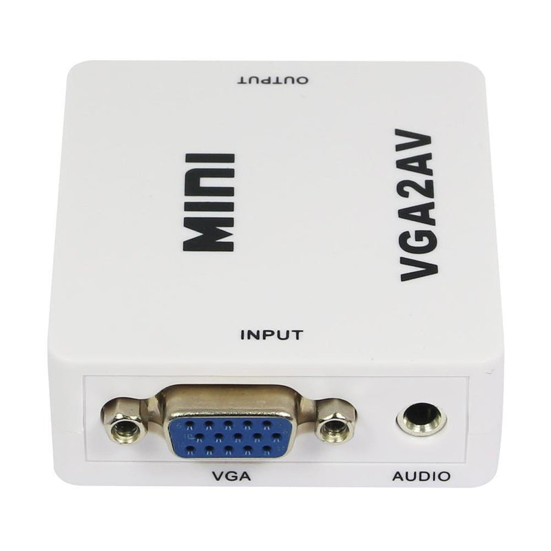 Premium Computer VGA AV TV Composite RCA S-Video Scan Converter 1080p