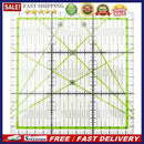 Square Patchwork Feet Tailor Yardstick Cloth Cutting Rulers DIY Sewing Tool