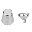 8oz Leather Stainless Steel Hip Flask Set Whiskey Flagon with Funnel Cups